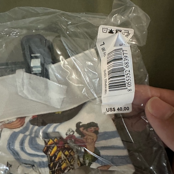 Emporio Armani Multicolor Graphic Briefs - Picture 3 of 4